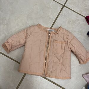 1109. Nicole Miller Pink Puffer Size 0-3 Months